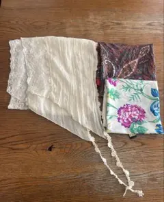 スカーフとレースマフラー3枚まとめ売り