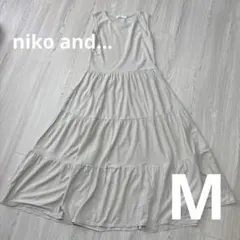 niko and... ニコアンド ノースリーブ ティアードワンピース Mのサムネイル
