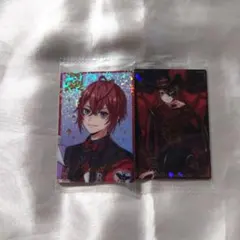 ツイステ リドル・ローズハート ウエハース カード 2点セット