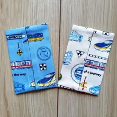 子供用ミニポケットティッシュケース 車柄 ブーブー柄 2個セット