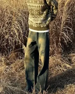 ヴィンテージストレートウォッシュデニム HA0005