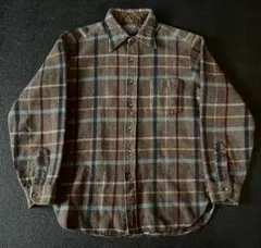 PENDLETON 00s ループ カラー シャツ オンブレ シャドー チェック