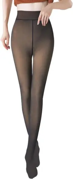 ⭐️未使用品⭐️透け感トレンカ レディースタイツ・伸縮性 美脚美尻 着圧タイツ