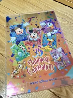 東京ディズニーリゾート 35周年限定クリアファイル