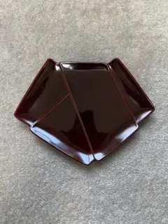 漆器 結び皿 菓子皿 茶道具 盆 祝い 縁起 民藝 インテリア ディスプレイ