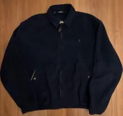90s ポロバイラルフローレン　フリース　スウィングトップ