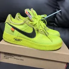 Nike Air Force 1 Off-White ネオンイエロー
