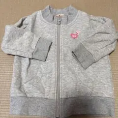 ミキハウス HB Biscuits パーカー 80cm グレー