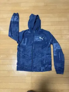 PUMA ネイビー パターン入り ピステ