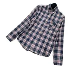 【Ronherman】長袖チェックシャツ　L メンズ