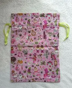 リバティ インターモード ピンク リボン 巾着 Alice Liberty