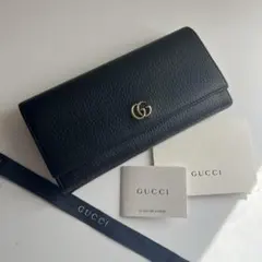 197 極上美品 GUCCI グッチ マーモント 2つ折り 長財布