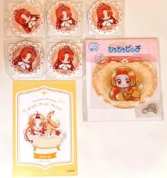 星羅　ラメ缶バッジ＋ミラー＋ポストカードセット　ぴちぴちピッチ　楽天コレクション