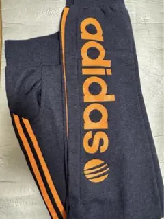 【新品未使用】adidas スウェットパンツ　オレンジ　タグ付き