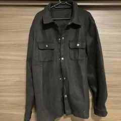 最終価格！ブラック　キルティング　ボタン付きシャツジャケット