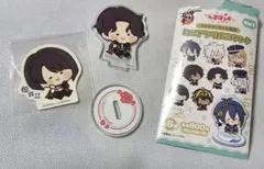 匿名配送　豊前江　ミニアクリルスタンド　松井江　ステッカー　刀剣乱舞　んまほっぺ