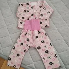 花柄パジャマセット 80cm