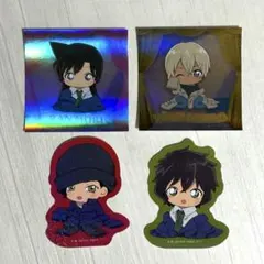 名探偵コナンキャラクターシール4枚セット