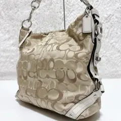 美品✨COACHコーチ レガシー シグネチャーワンショルダーバッグ ターンロック