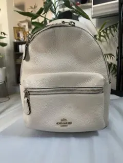 COACH レザー バックパック ホワイト 良品 美品 y2k - メルカリ