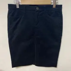ユニクロ タイトスカート 黒 膝丈 ストレッチ シンプル M相当