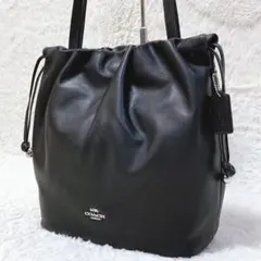 極美品✨ COACH　コーチ　フェイ　ドローストリング　トートバッグ　 巾着