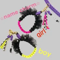 ペット　ネームチャーム　パラコード　ハンドメイド　首輪