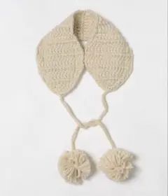 イヤーマフ 耳当て イヤマフ ニット ボンボン もこもこ 耳あて イヤーマフラー