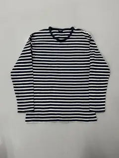 y2k 90s old uniqlo boarder 紺 ネイビー 紺タグ