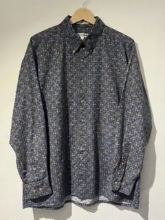 pierre cardin 幾何学模様 長袖シャツ