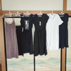 GU キャミソールワンピースまとめ売り　6点　M〜Lサイズ