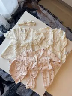 韓国百貨店 Absorba minkmui 3点セット ロンパース カバーオール