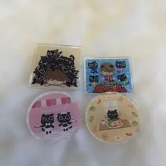 キヨ猫ラーメン アクリルバッジ3つセット - メルカリ