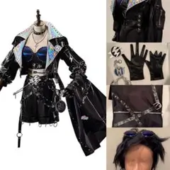 ハミクマ パンク ベスト 服 レザー コスプレ usj ユニバ 限定 Lサイズ 