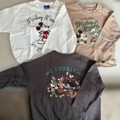 Disney ミッキーマウス Tシャツ 90サイズ　3枚セット