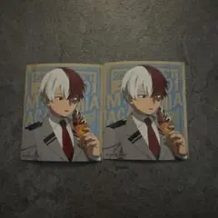 ヒロアカ　セブンイレブン　スープ　ステッカー　轟 2枚セット