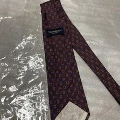 未使用保管品　YVESSAINTLAURENT イブサンローラン　シルクネクタイ