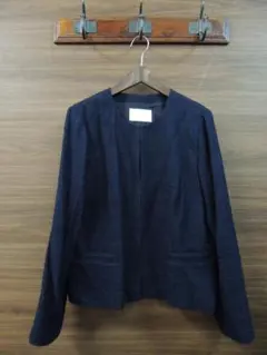 ツィード ノーカラージャケット