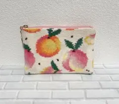 【〜送料無料〜】ラブラリーバイフェイラー＊ピーチドット＊ティッシュポーチ