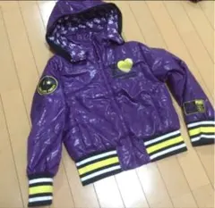 新品　中綿　ジャンパー　ブルゾン　140 パートピース　パープル　紫