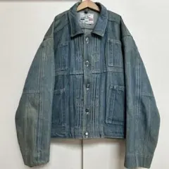 90s ANECDOTE HOMME デザイン デニムジャケット 古着