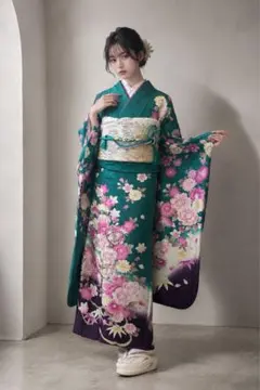 145~159cmぐらいの方が適応サイズ 振袖フルセット - メルカリ