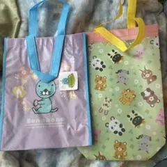 Bonobonoと動物デザインのレッスンバッグ2点セット