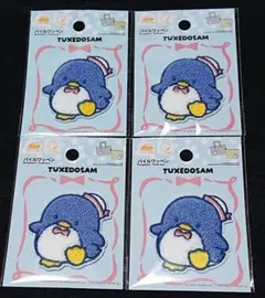 タキシードサム パイルワッペン 4枚 サンリオ sanrio