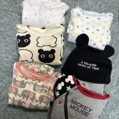 ロンパース・カバーオールセット（パンダ・エレファント・ミッキー）