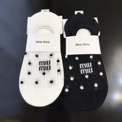 miu miu ドット柄 ソックス 2足セットのサムネイル