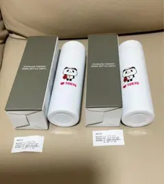 ◉正規品◆非売品◆新品・未使用品◆楽天・パンダ◆ステンレス魔法瓶水筒◆2本セットのサムネイル