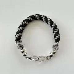 パラコード ハンドストラップ スマホストラップ ブラック ブラウン