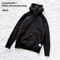White Mountaineering LOOPWHEELER パーカー M WHITE MOUNTAINEERING（ホワイトマウンテニアリング）の「WM x