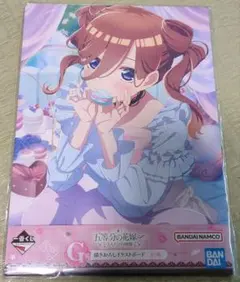 五等分の花嫁 描きおろしイラストボード　中野三玖